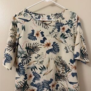 Floral Print Women's Top